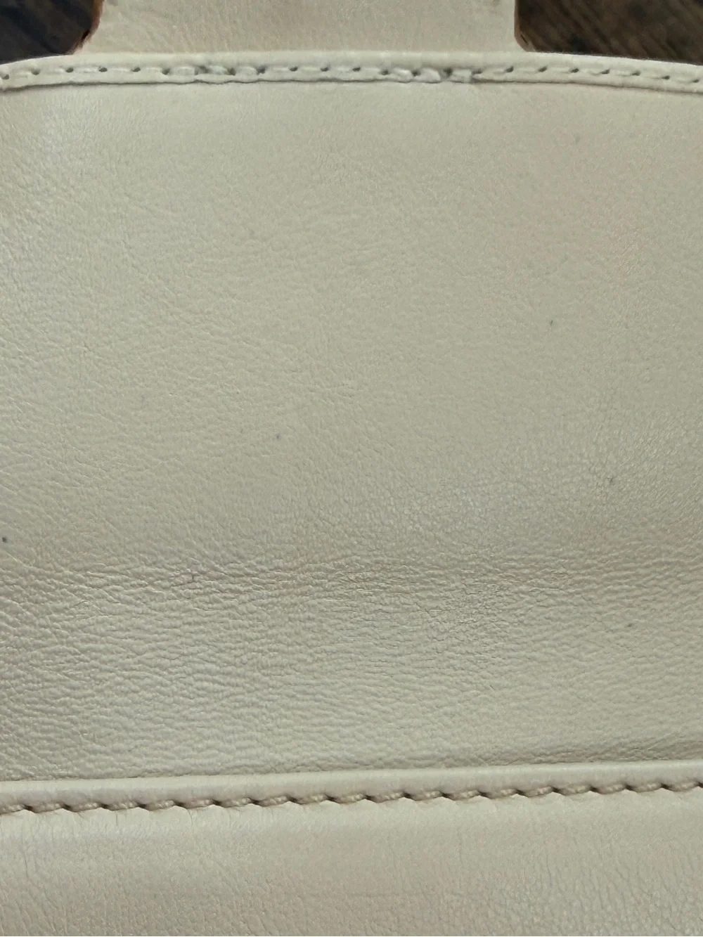 EUC Vintage Christian Dior CD Logo Ivory Leather Bifold Long Wallet w/COA